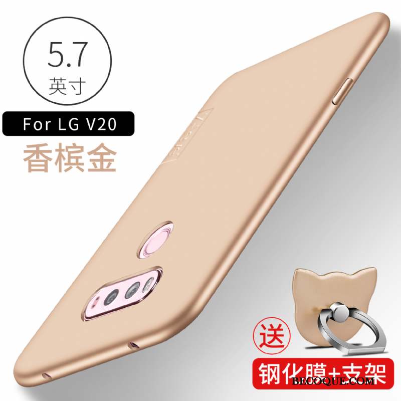 Lg V20 Protection Coque De Téléphone Silicone Très Mince Tout Compris Incassable