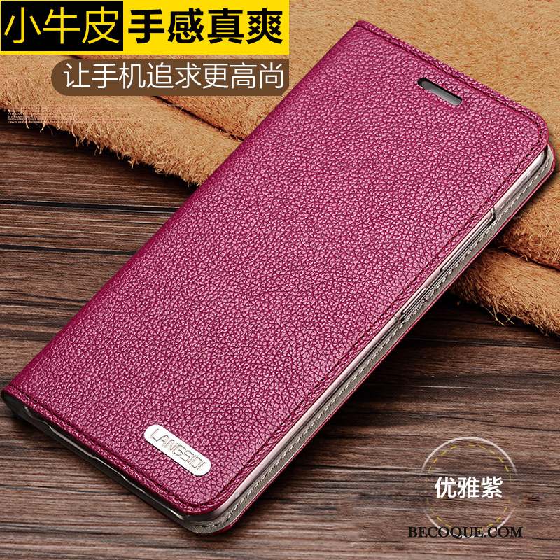 Lg V20 Protection Incassable Étui En Cuir Coque De Téléphone Téléphone Portable Violet