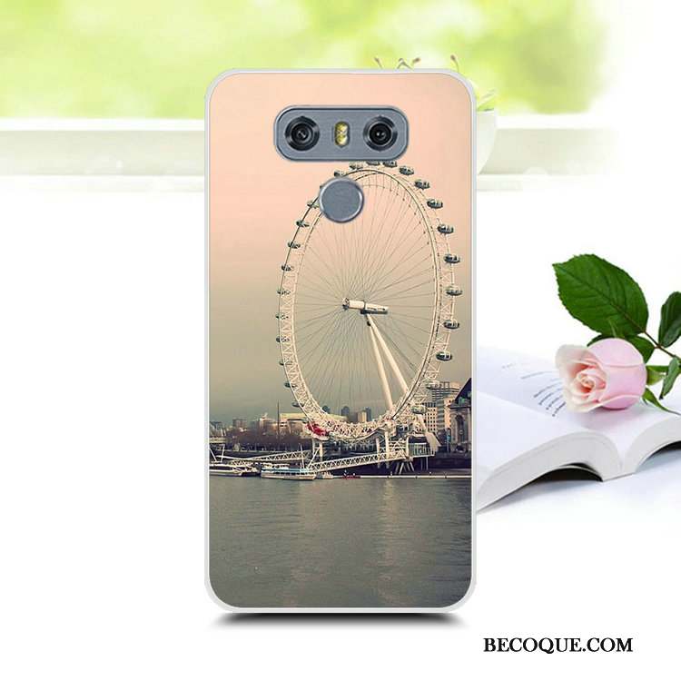 Lg V30 Coque De Téléphone Rose Tendance Tout Compris Créatif Silicone