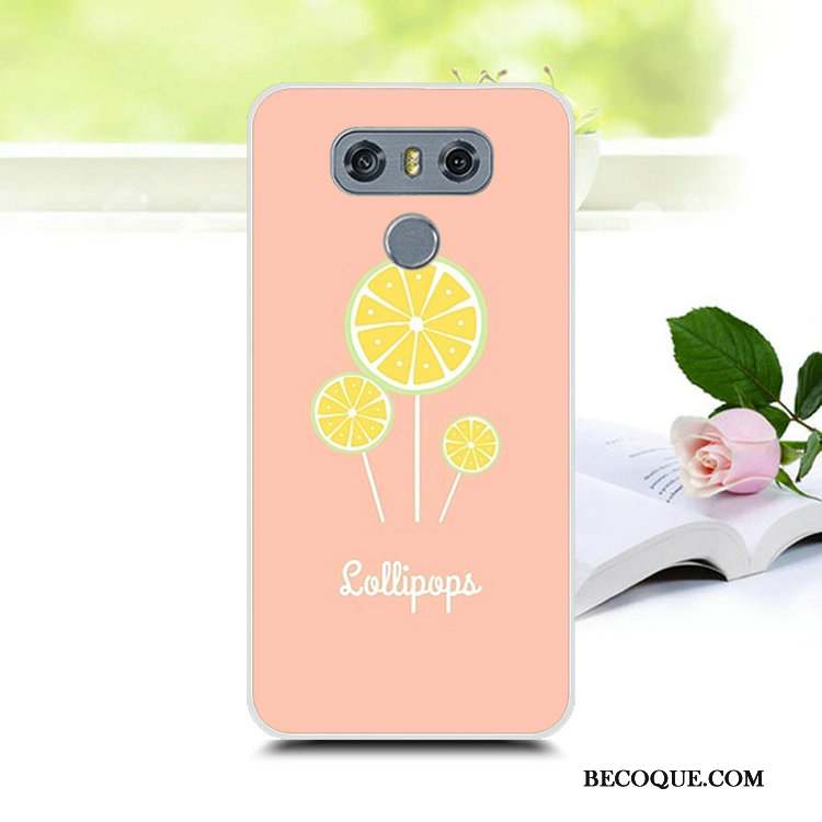 Lg V30 Coque De Téléphone Rose Tendance Tout Compris Créatif Silicone