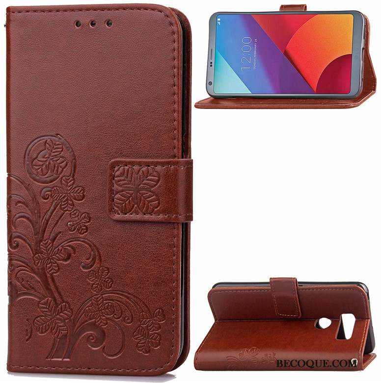 Lg V30 Coque Protection Ornements Suspendus Housse Incassable Silicone Étui En Cuir