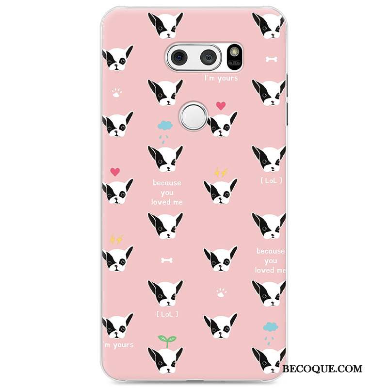 Lg V30 Coque Protection Tendance Difficile Téléphone Portable Dessin Animé Étui