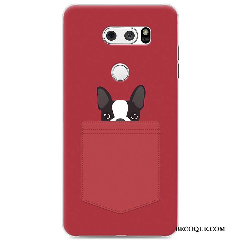 Lg V30 Coque Protection Tendance Difficile Téléphone Portable Dessin Animé Étui