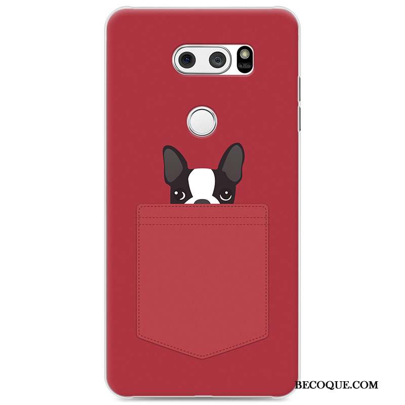 Lg V30 Coque Protection Tendance Difficile Téléphone Portable Dessin Animé Étui