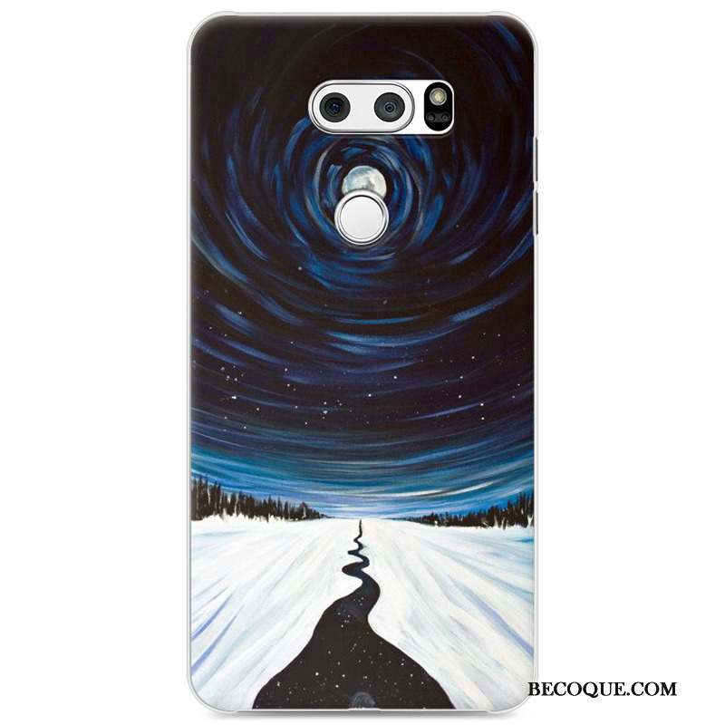 Lg V30 Coque Protection Tendance Difficile Téléphone Portable Dessin Animé Étui