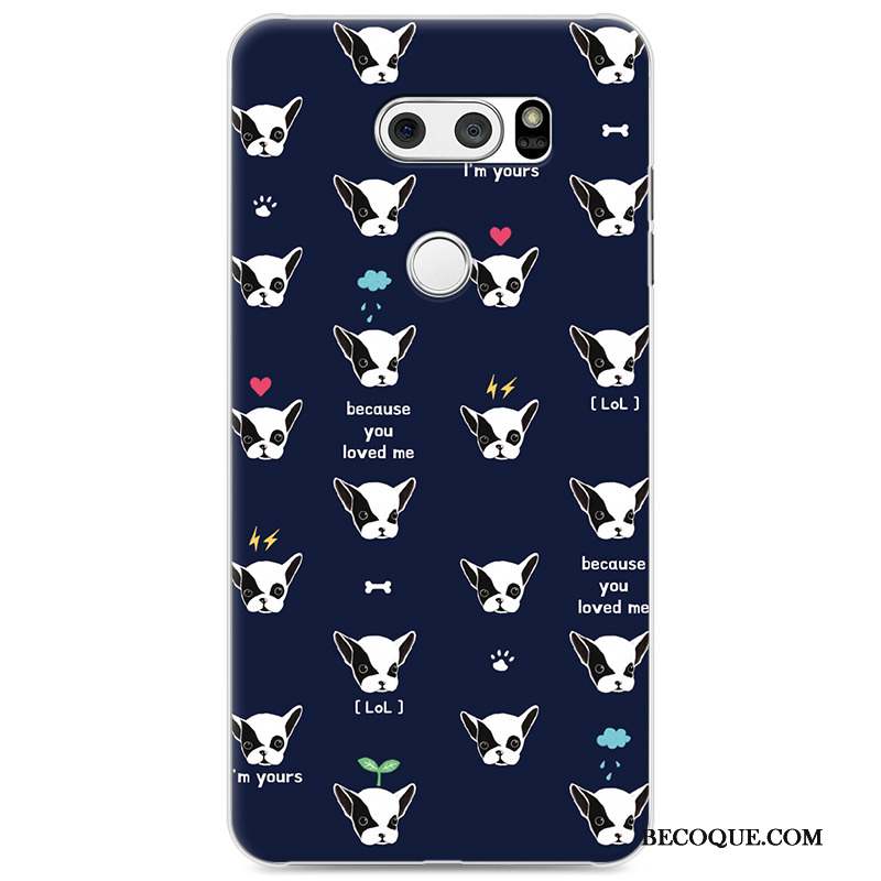 Lg V30 Coque Protection Tendance Difficile Téléphone Portable Dessin Animé Étui