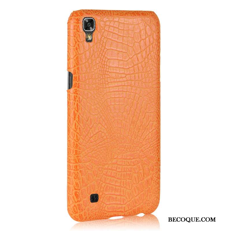 Lg X Power Crocodile Modèle Étui Protection Incassable Coque De Téléphone Difficile