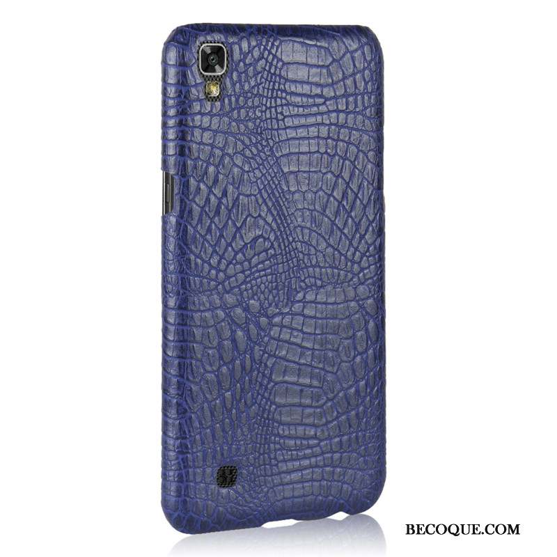 Lg X Power Crocodile Modèle Étui Protection Incassable Coque De Téléphone Difficile