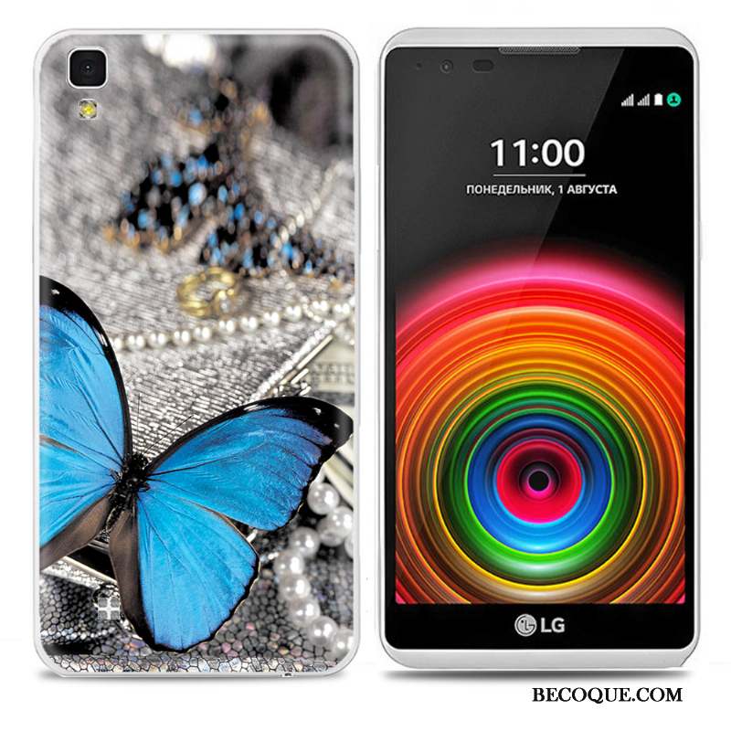 Lg X Power Personnalité Très Mince Coque De Téléphone Protection Dessin Animé Multicolore