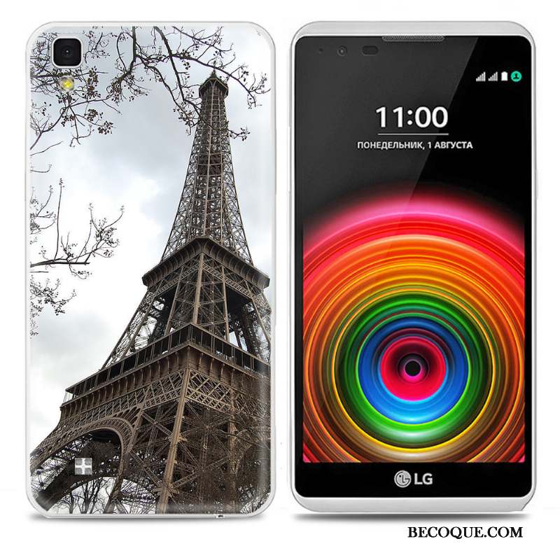 Lg X Power Personnalité Très Mince Coque De Téléphone Protection Dessin Animé Multicolore