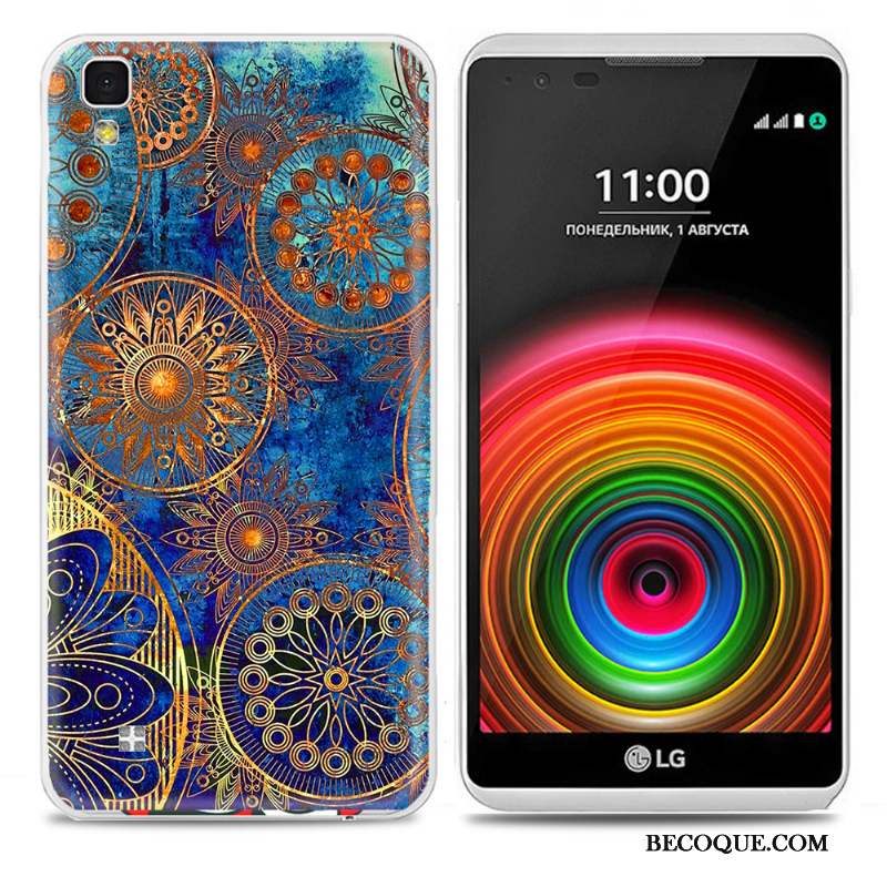 Lg X Power Personnalité Très Mince Coque De Téléphone Protection Dessin Animé Multicolore