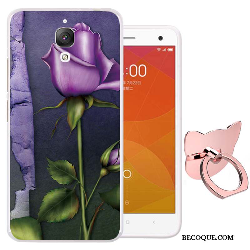 Mi 4 Coque Protection Téléphone Portable Rose Petit Tout Compris Dessin Animé