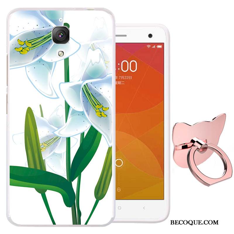 Mi 4 Coque Protection Téléphone Portable Rose Petit Tout Compris Dessin Animé