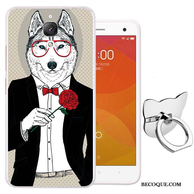 Mi 4 Coque Protection Téléphone Portable Rose Petit Tout Compris Dessin Animé