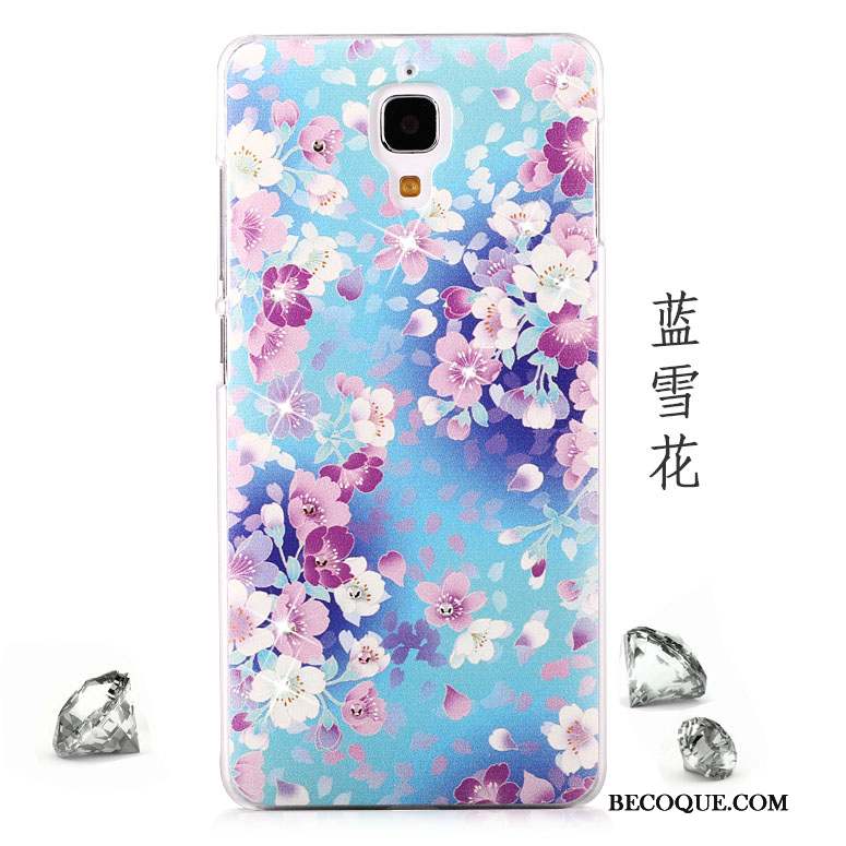 Mi 4 Coque Étui Téléphone Portable Tendance Difficile Petit Rose