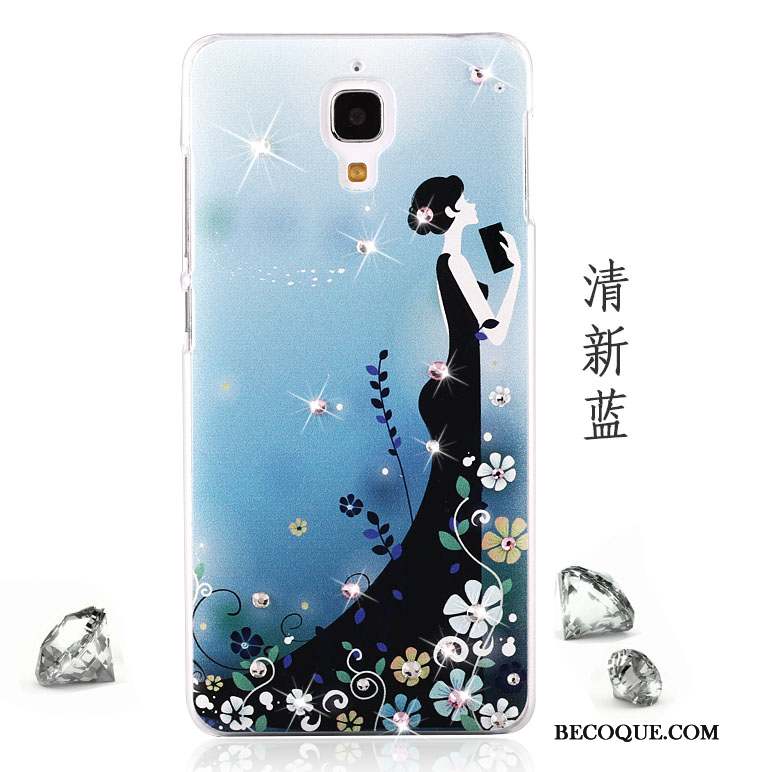 Mi 4 Coque Étui Téléphone Portable Tendance Difficile Petit Rose