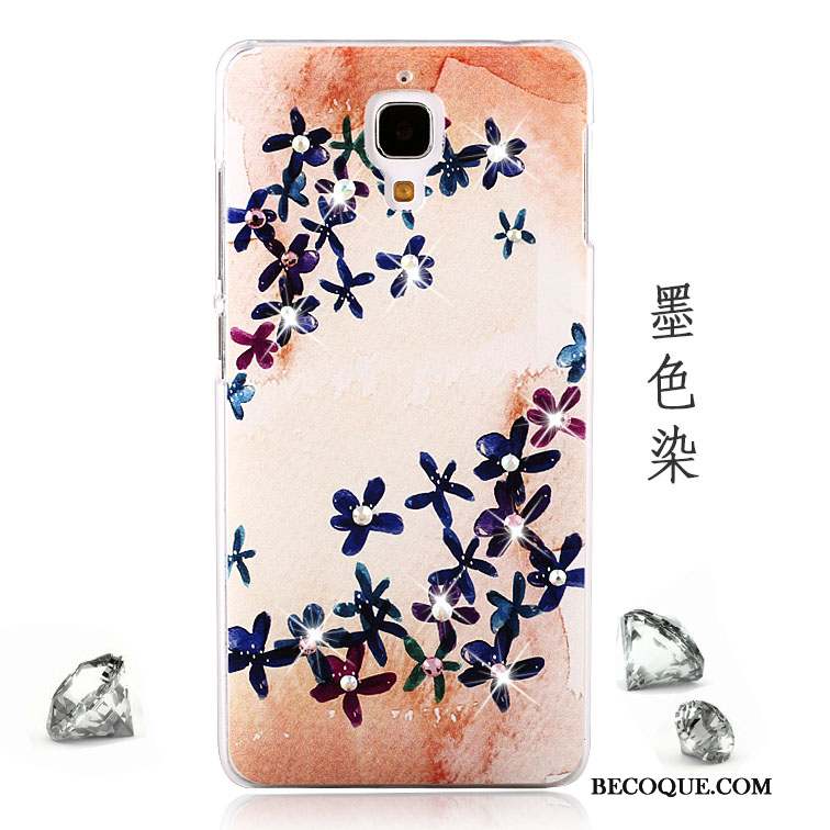 Mi 4 Coque Étui Téléphone Portable Tendance Difficile Petit Rose