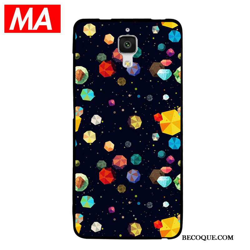 Mi 4 Créatif Petit Mode Peinture À L'huile Coque De Téléphone Étui