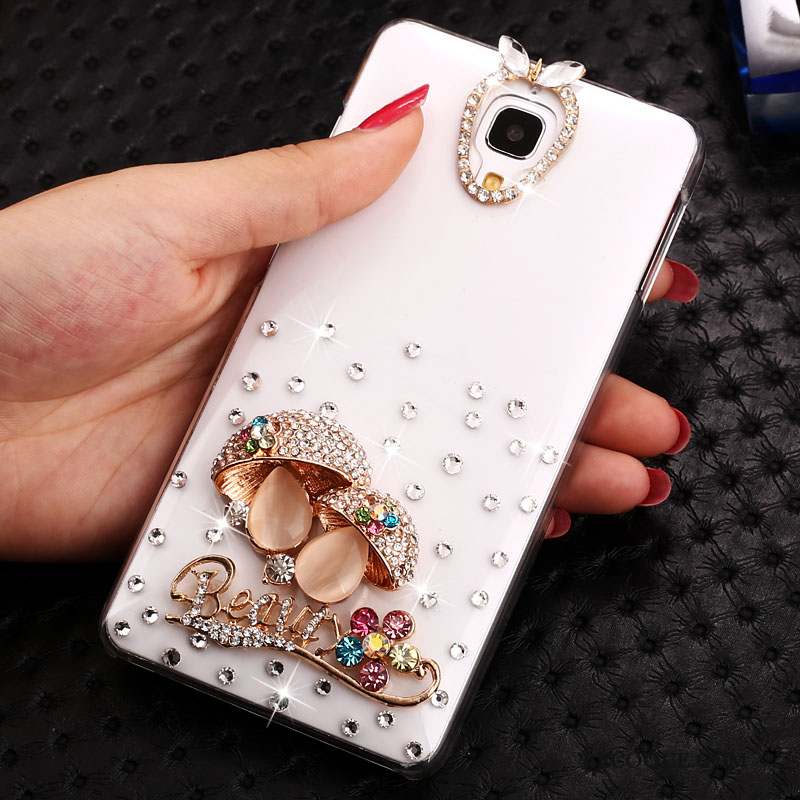 Mi 4 Strass Protection Coque Petit Dessin Animé Or