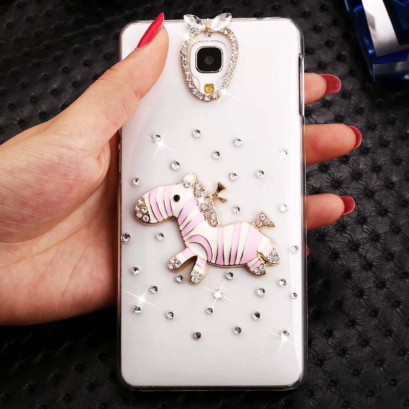 Mi 4 Strass Protection Coque Petit Dessin Animé Or