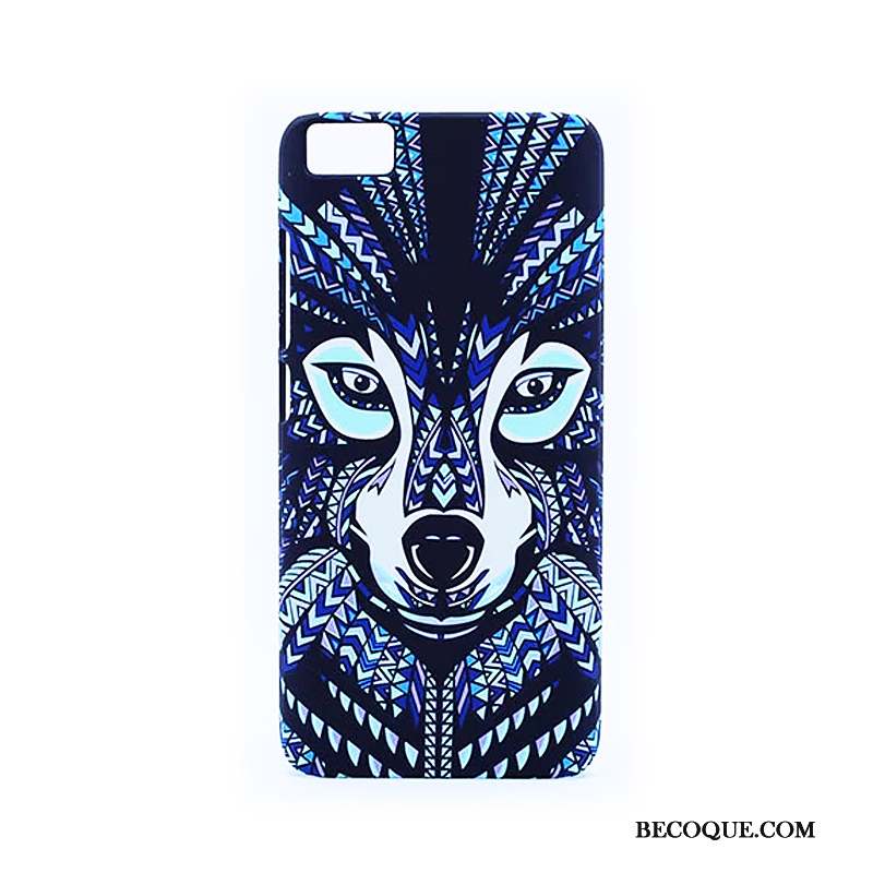 Mi 5 Bleu Animal Protection Coque De Téléphone Gaufrage Petit