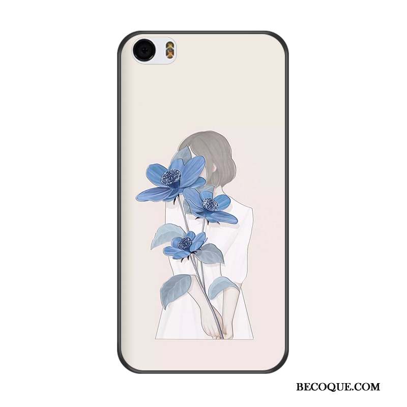 Mi 5 Coque De Téléphone Gaufrage Protection Nouveau Bleu Petit