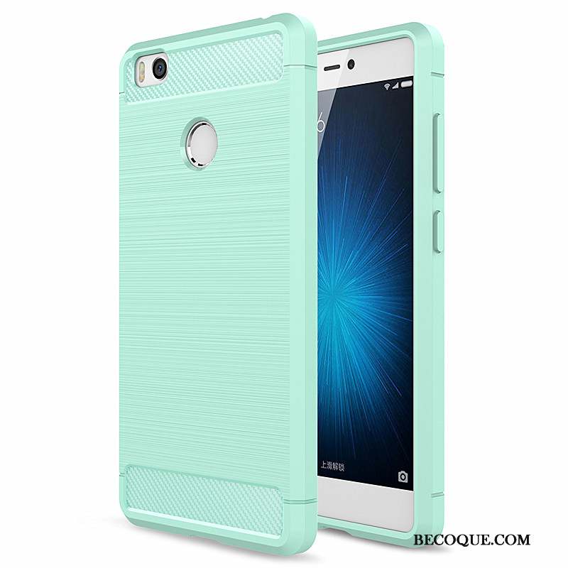 Mi 5 Coque Fluide Doux Bleu Téléphone Portable Protection Petit Tout Compris