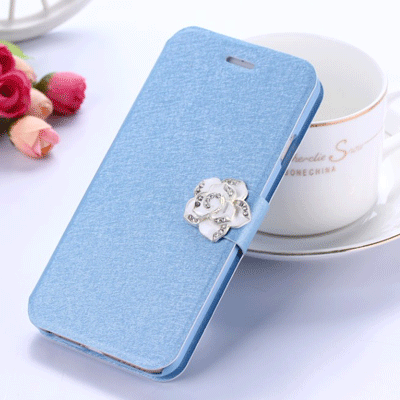 Mi 5 Incassable Coque Bleu Clair Étui Téléphone Portable Étui En Cuir