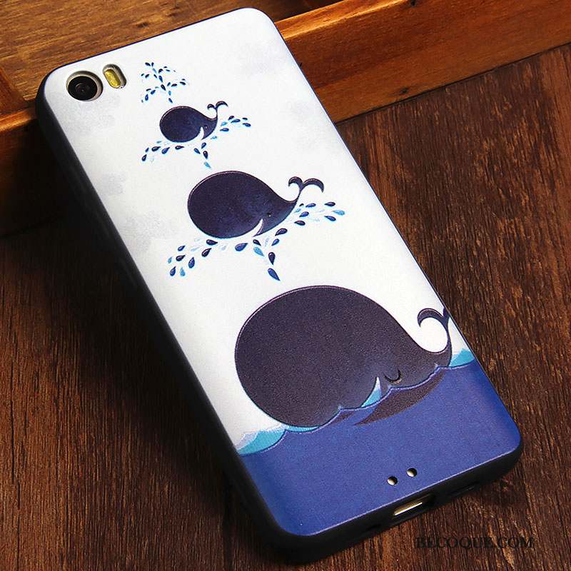 Mi 5 Petit Coque De Téléphone Étui Bleu Clair Tendance Protection