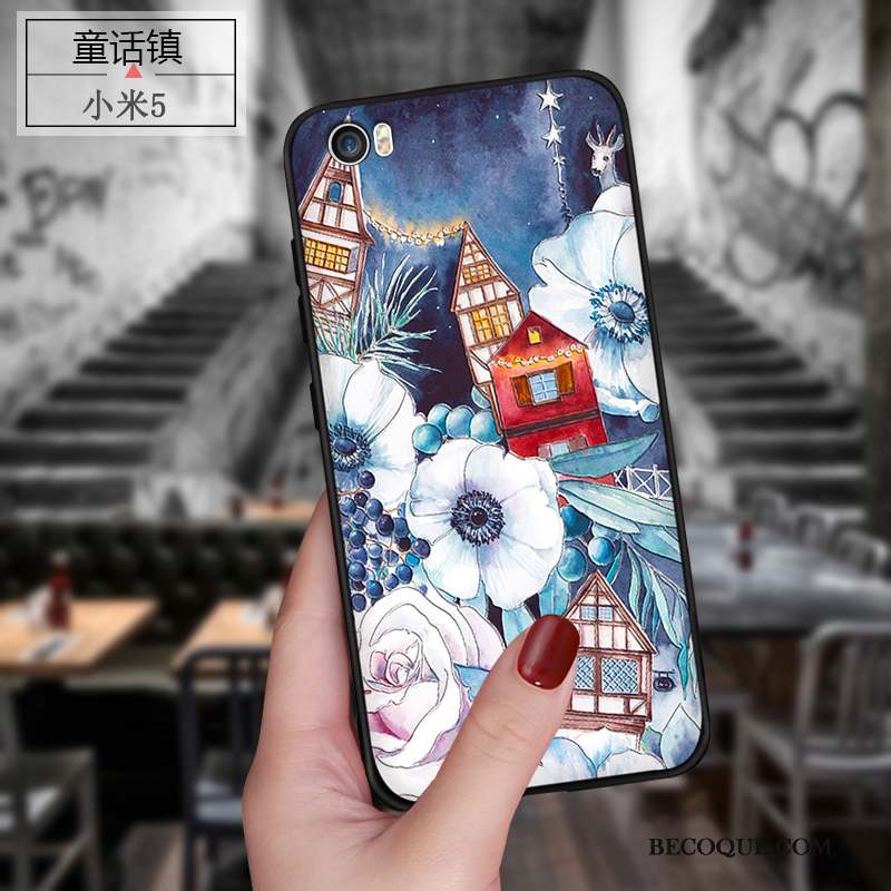 Mi 5 Petit Tout Compris Délavé En Daim Étui Coque De Téléphone Jaune