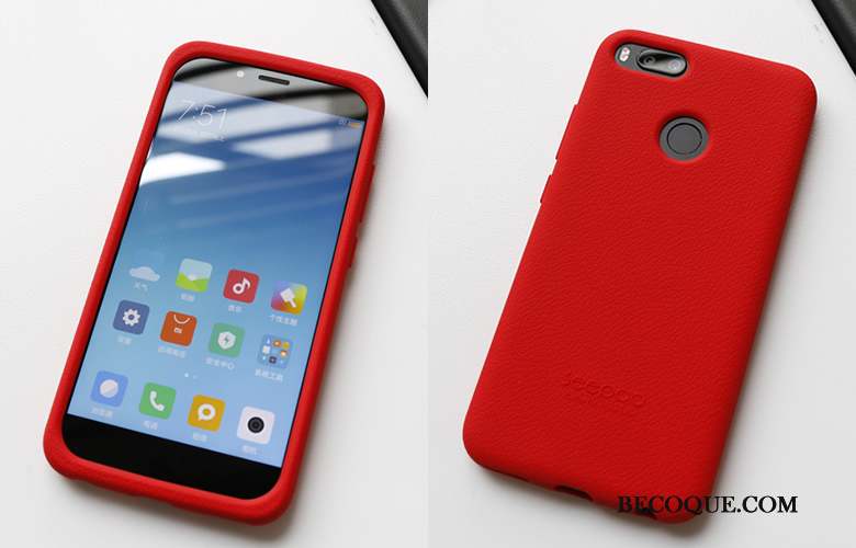 Mi 5x Coque Antidérapant Étui Silicone Téléphone Portable Fluide Doux