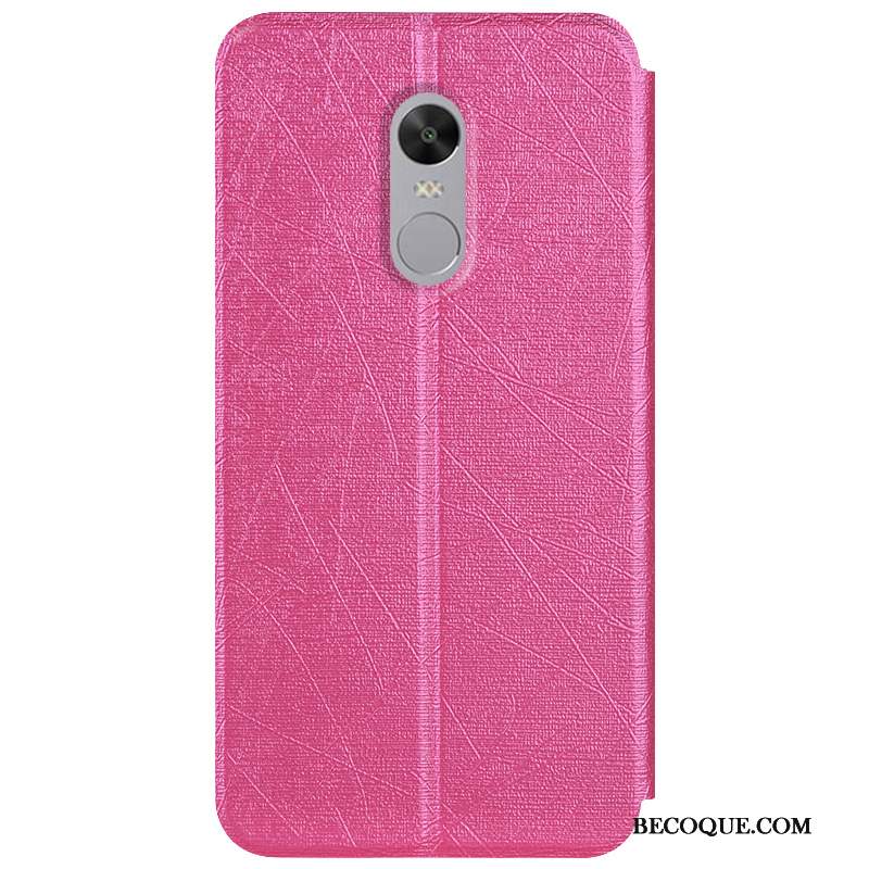 Mi 5x Coque Housse Support Incassable Silicone Couleur Rouge