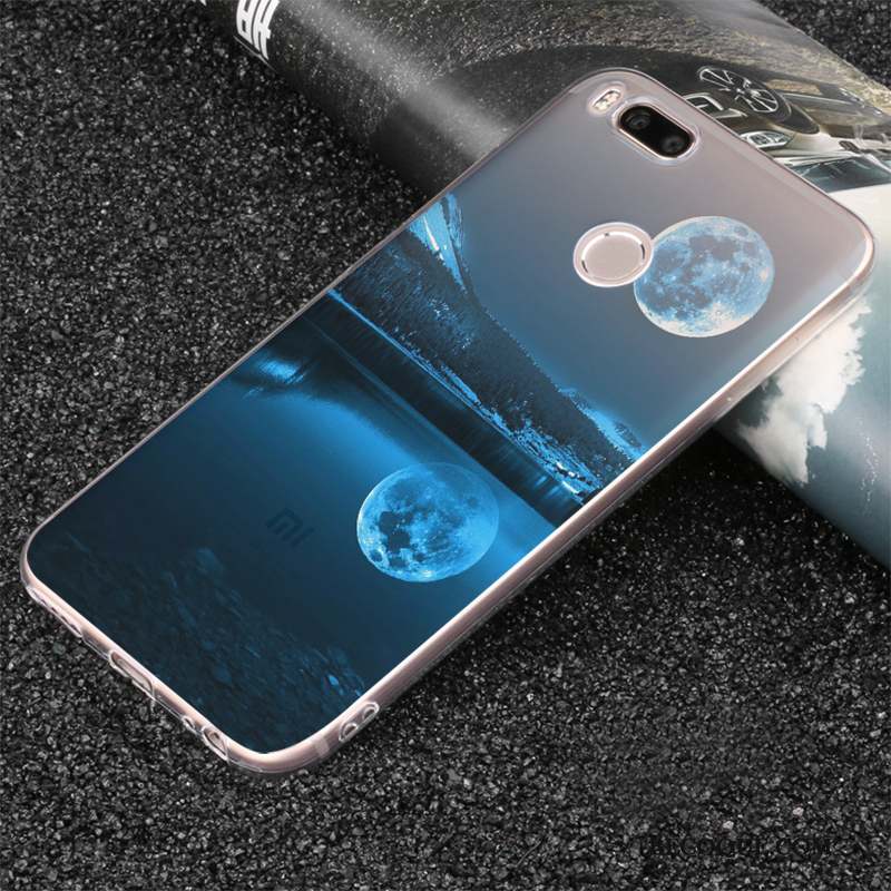 Mi 5x Coque Incassable Étui Silicone Bleu Nouveau Tendance