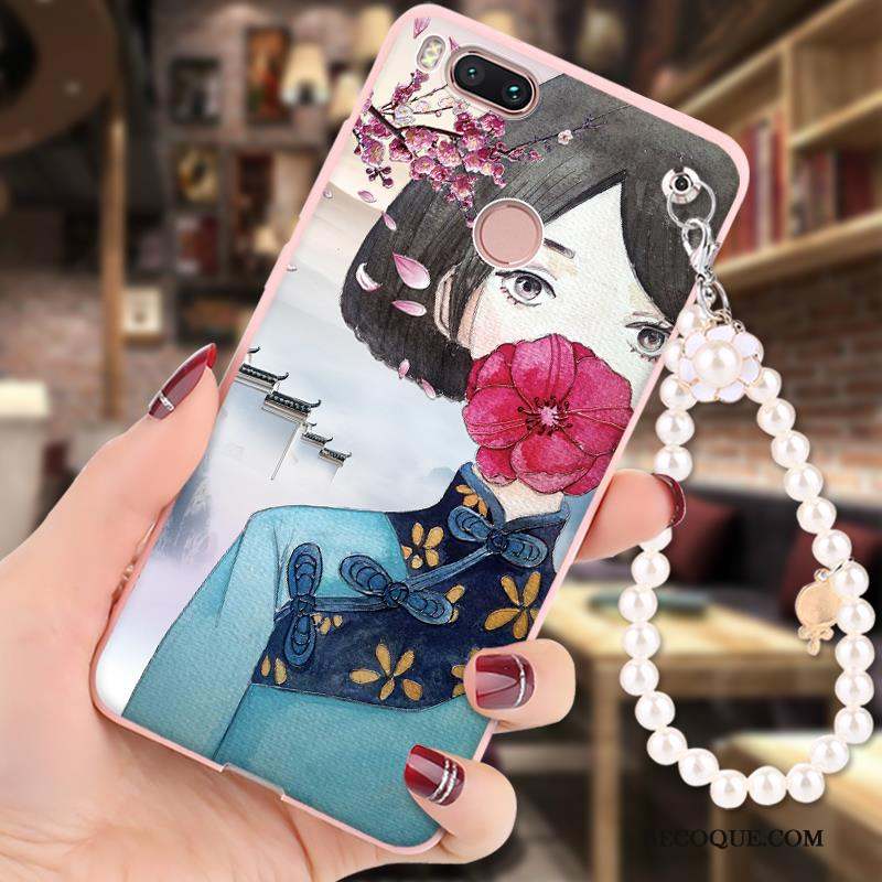 Mi 5x Coque Protection Dessin Animé Silicone Téléphone Portable Petit Fluide Doux