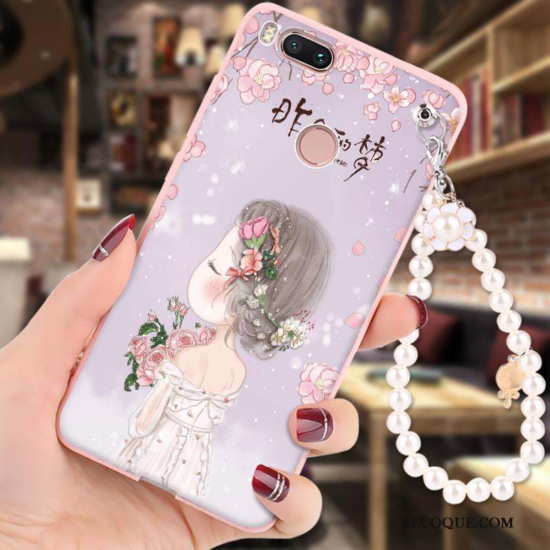 Mi 5x Coque Protection Dessin Animé Silicone Téléphone Portable Petit Fluide Doux