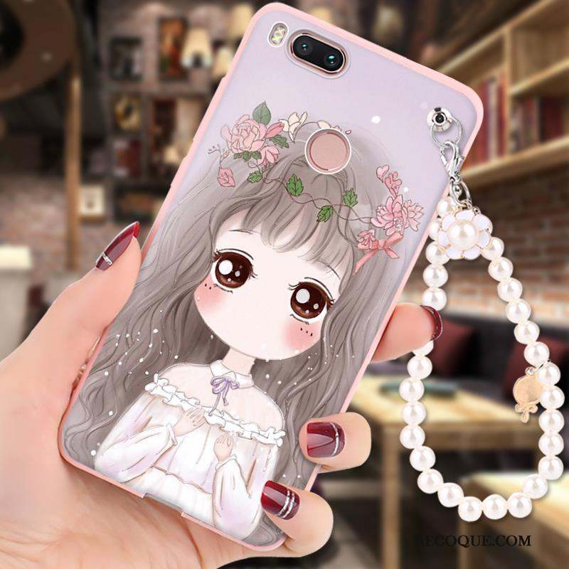 Mi 5x Coque Protection Dessin Animé Silicone Téléphone Portable Petit Fluide Doux