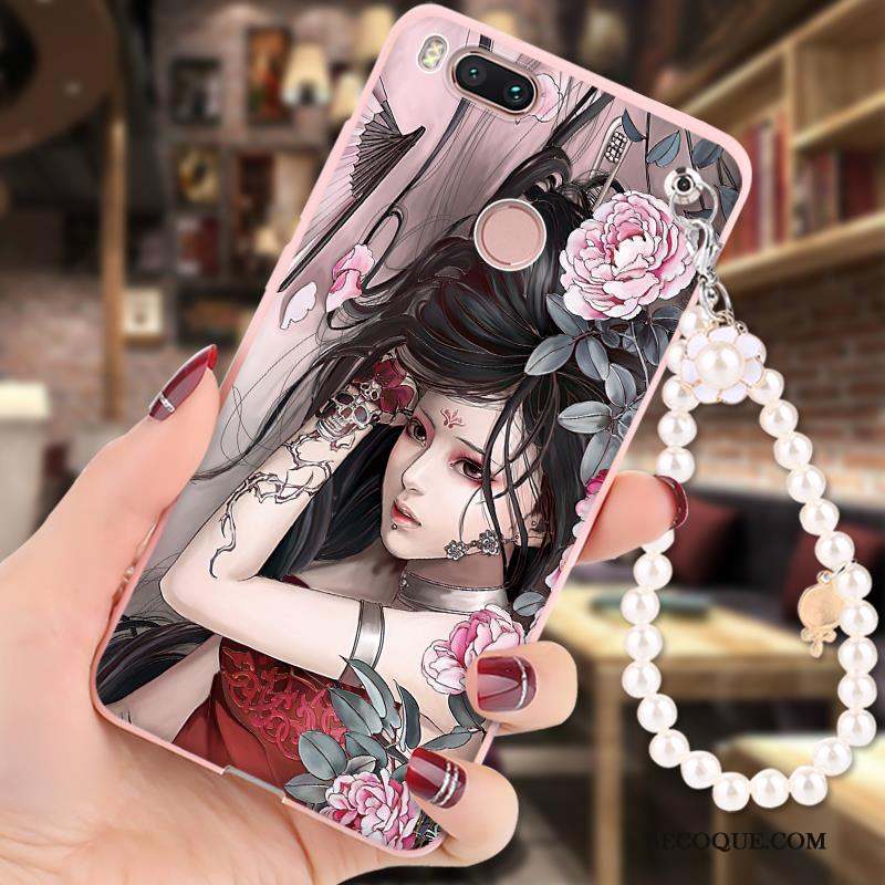 Mi 5x Coque Protection Dessin Animé Silicone Téléphone Portable Petit Fluide Doux