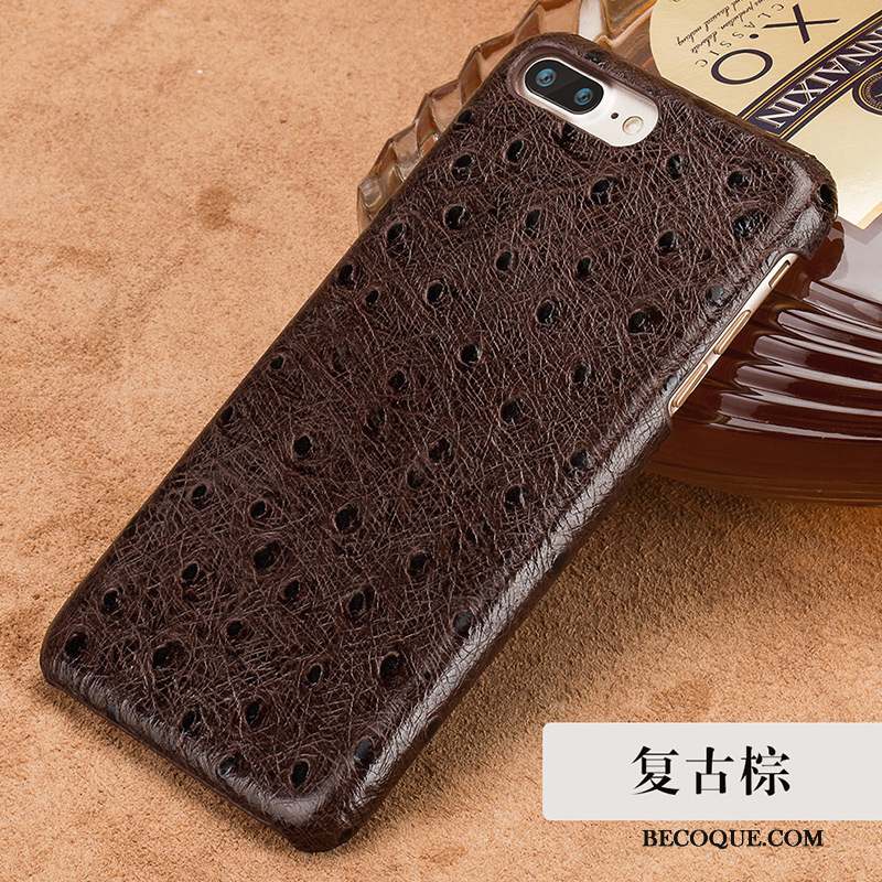 Mi 5x Coque Tendance Petit Cuir Véritable Couvercle Arrière Difficile Personnalité