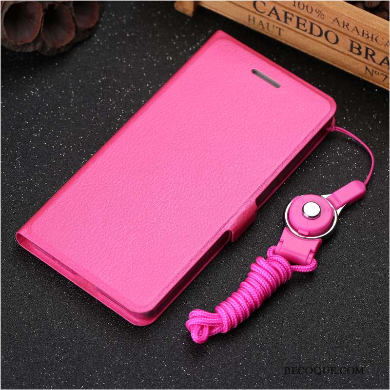 Mi 5x Coque Violet Incassable Étui En Cuir Housse Silicone Protection