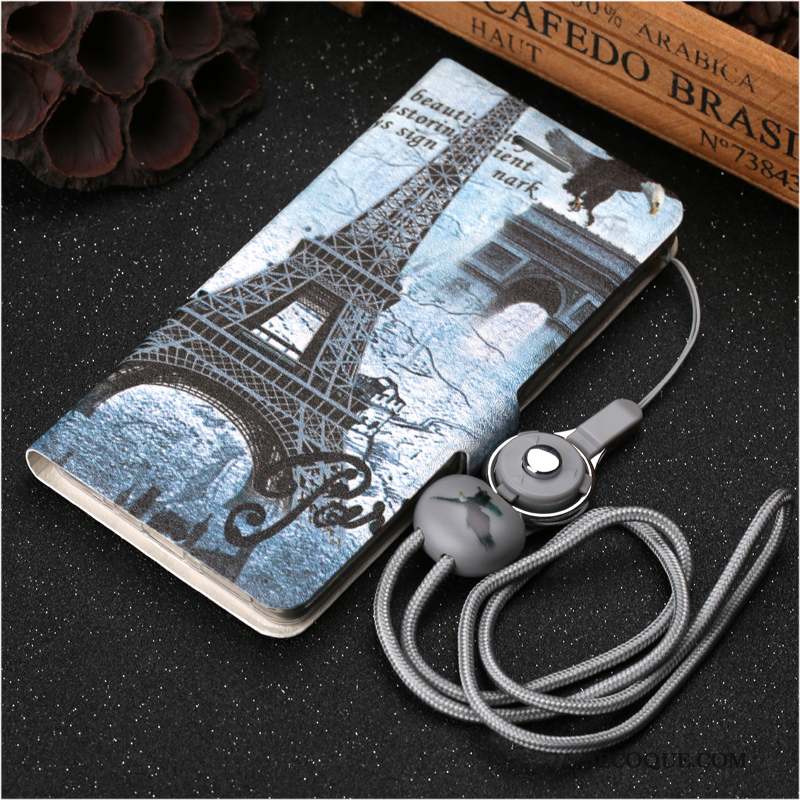 Mi 5x Coque Violet Incassable Étui En Cuir Housse Silicone Protection