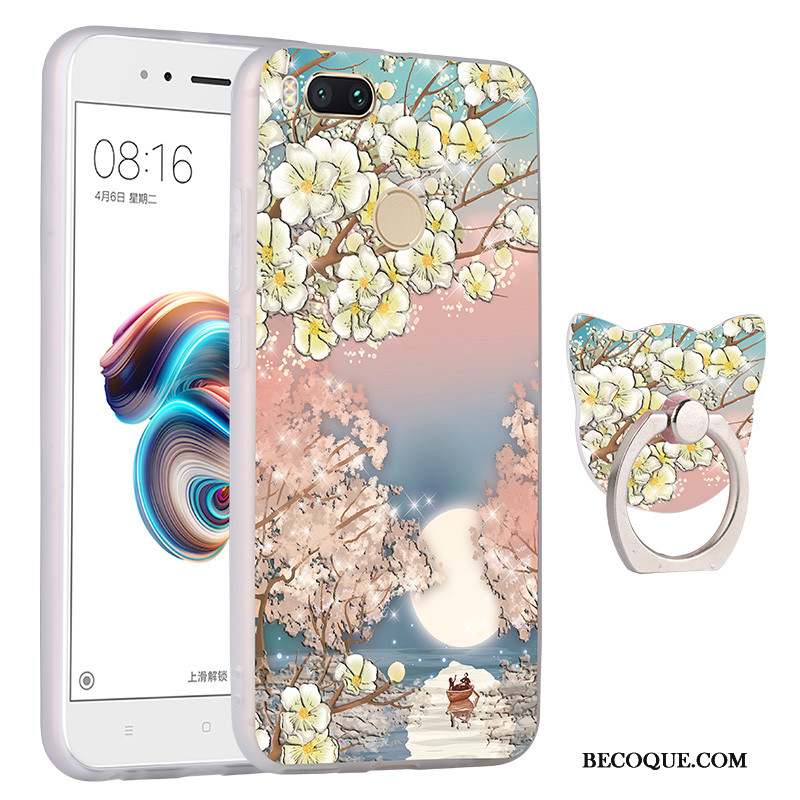 Mi 5x Coque Étui Tout Compris Gaufrage Fluide Doux Protection Petit