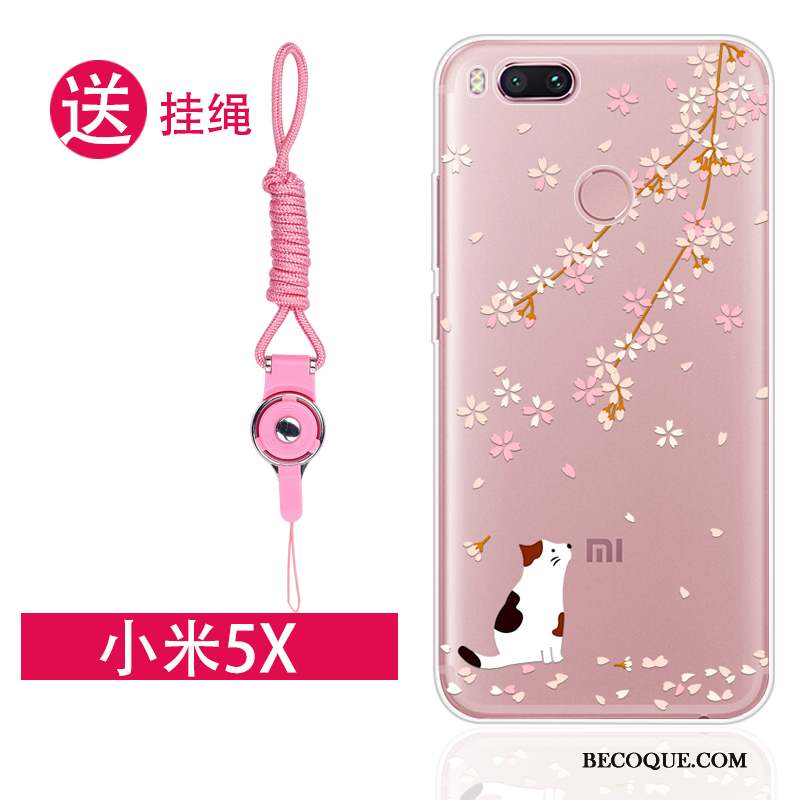 Mi 5x Ornements Suspendus Tout Compris Fluide Doux Coque De Téléphone Petit Silicone