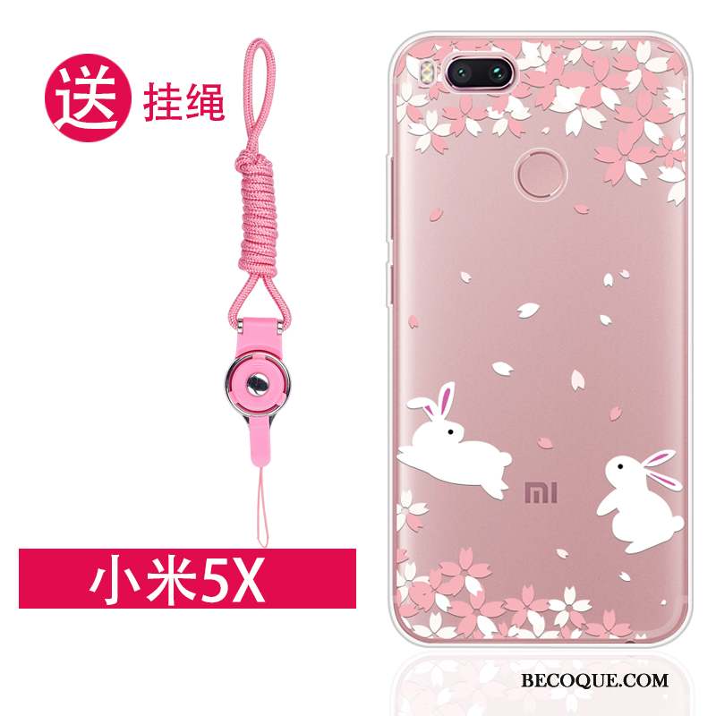 Mi 5x Ornements Suspendus Tout Compris Fluide Doux Coque De Téléphone Petit Silicone