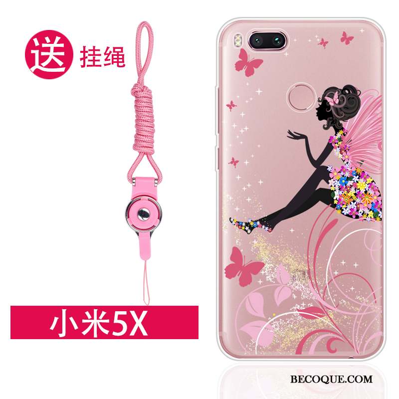 Mi 5x Ornements Suspendus Tout Compris Fluide Doux Coque De Téléphone Petit Silicone