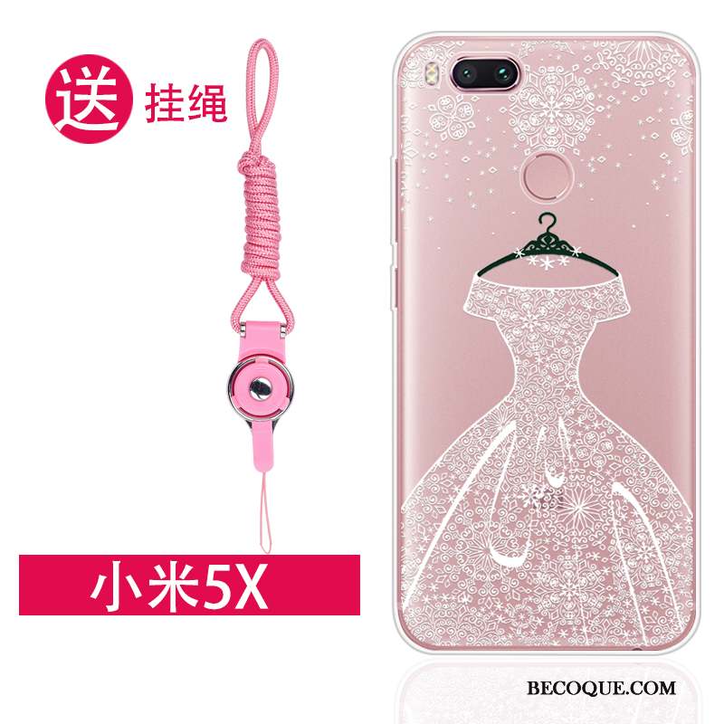 Mi 5x Ornements Suspendus Tout Compris Fluide Doux Coque De Téléphone Petit Silicone