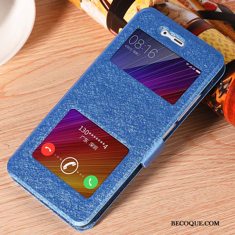 Mi 6 Coque Bleu Clair Tendance Protection Petit Incassable Silicone