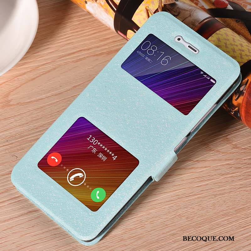 Mi 6 Coque Bleu Clair Tendance Protection Petit Incassable Silicone