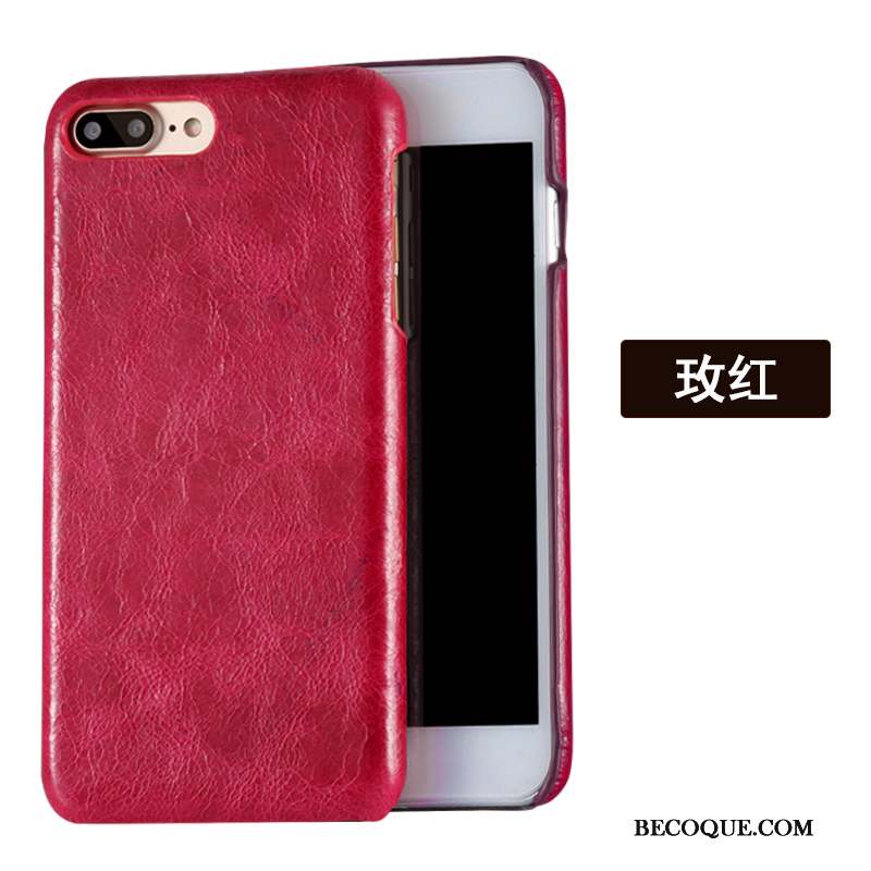 Mi 6 Coque De Téléphone Étui En Cuir Protection Rouge Couvercle Arrière Personnalisé