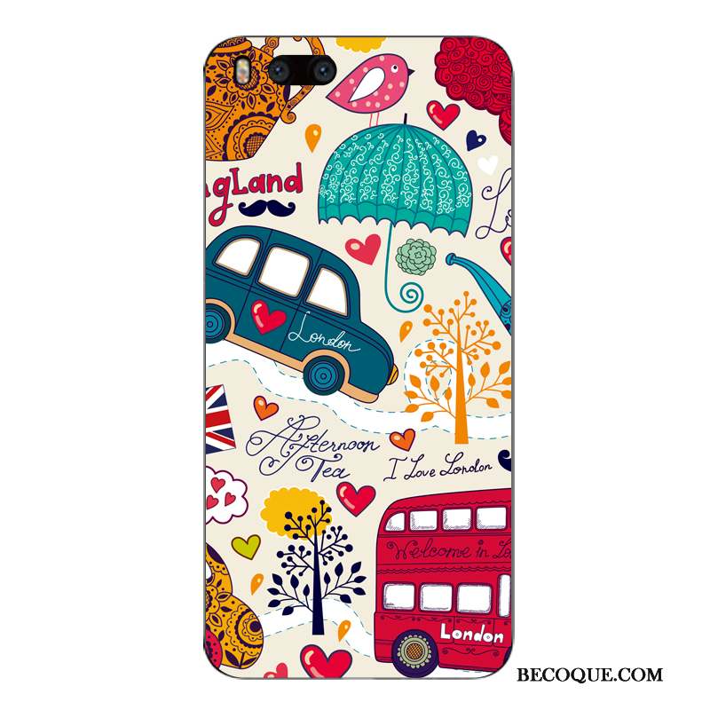 Mi 6 Coque Dessin Animé Protection Personnalité Téléphone Portable Petit Étui