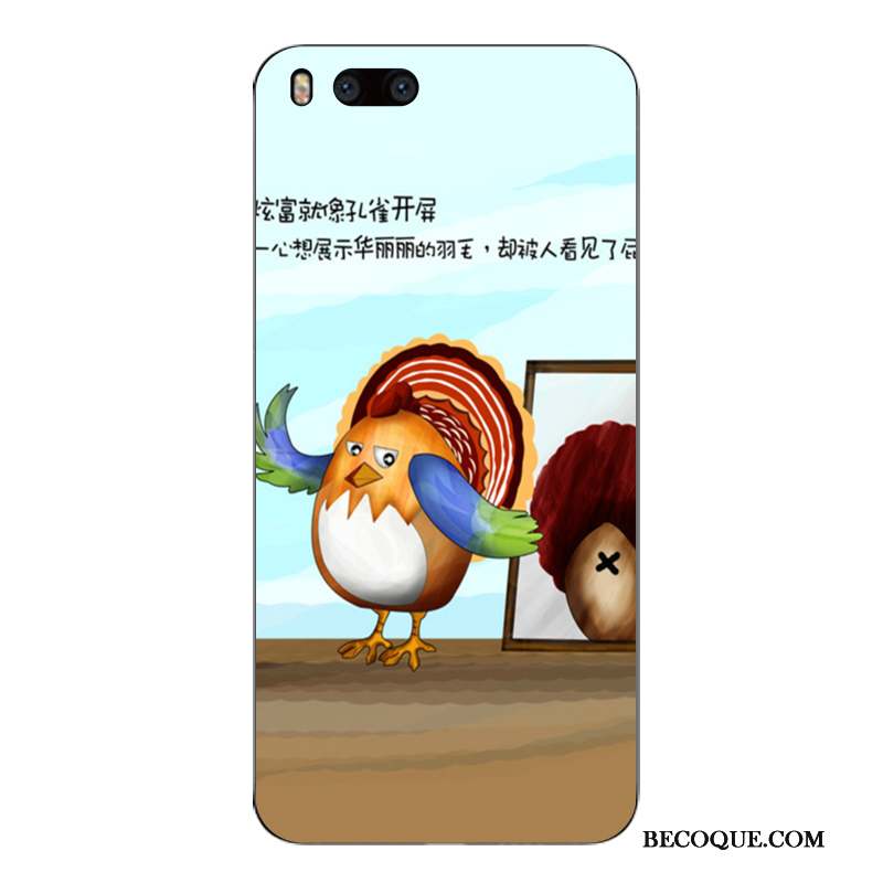 Mi 6 Coque Dessin Animé Protection Personnalité Téléphone Portable Petit Étui